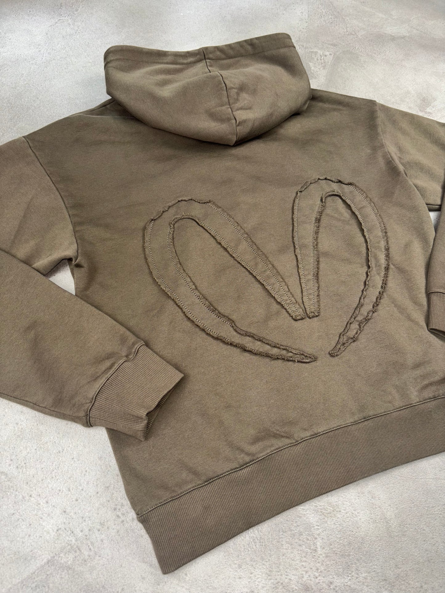 Five One Patchwork Zip-Up – Olive Taupe