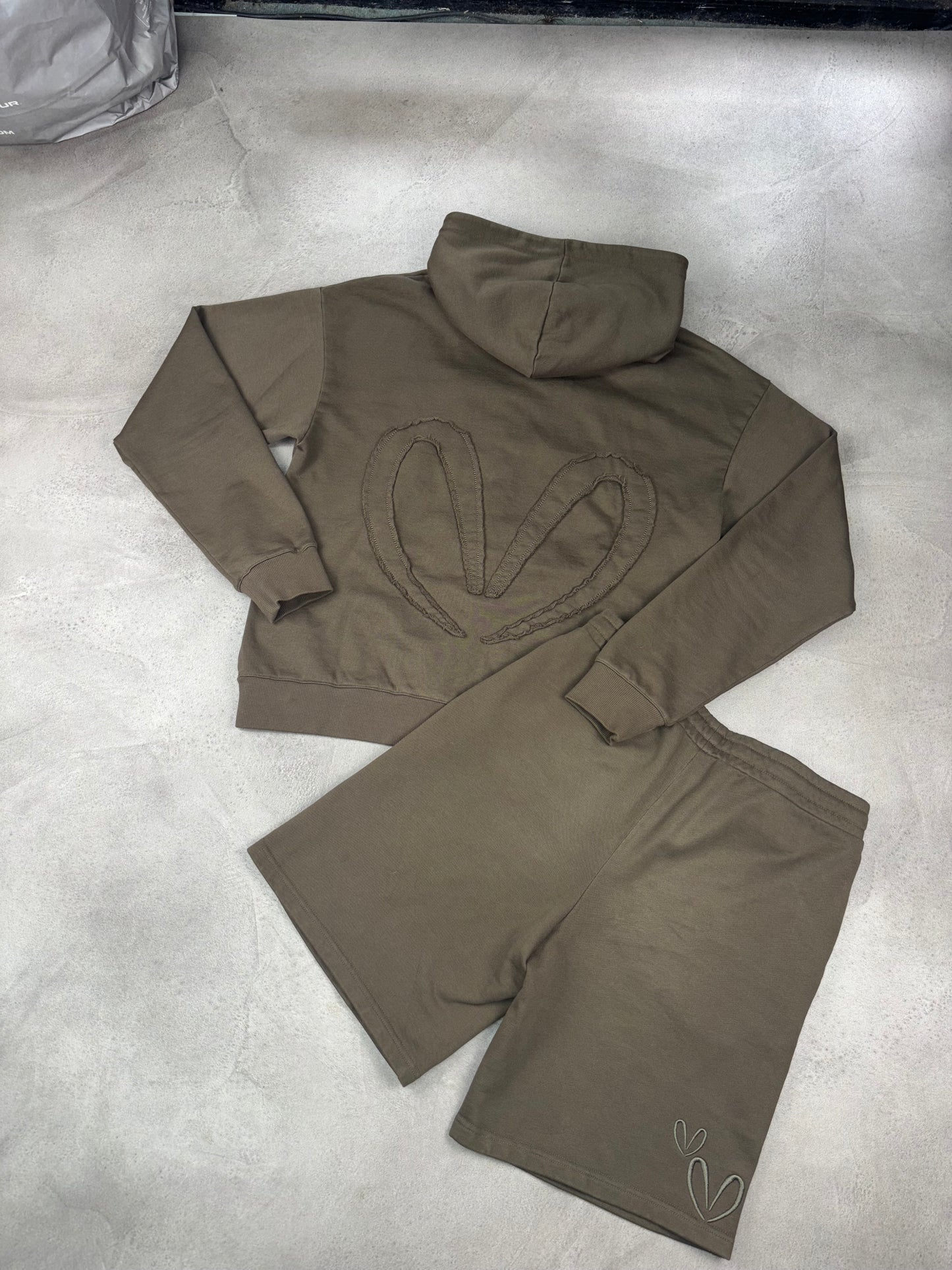 Five One Patchwork Zip-Up – Olive Taupe