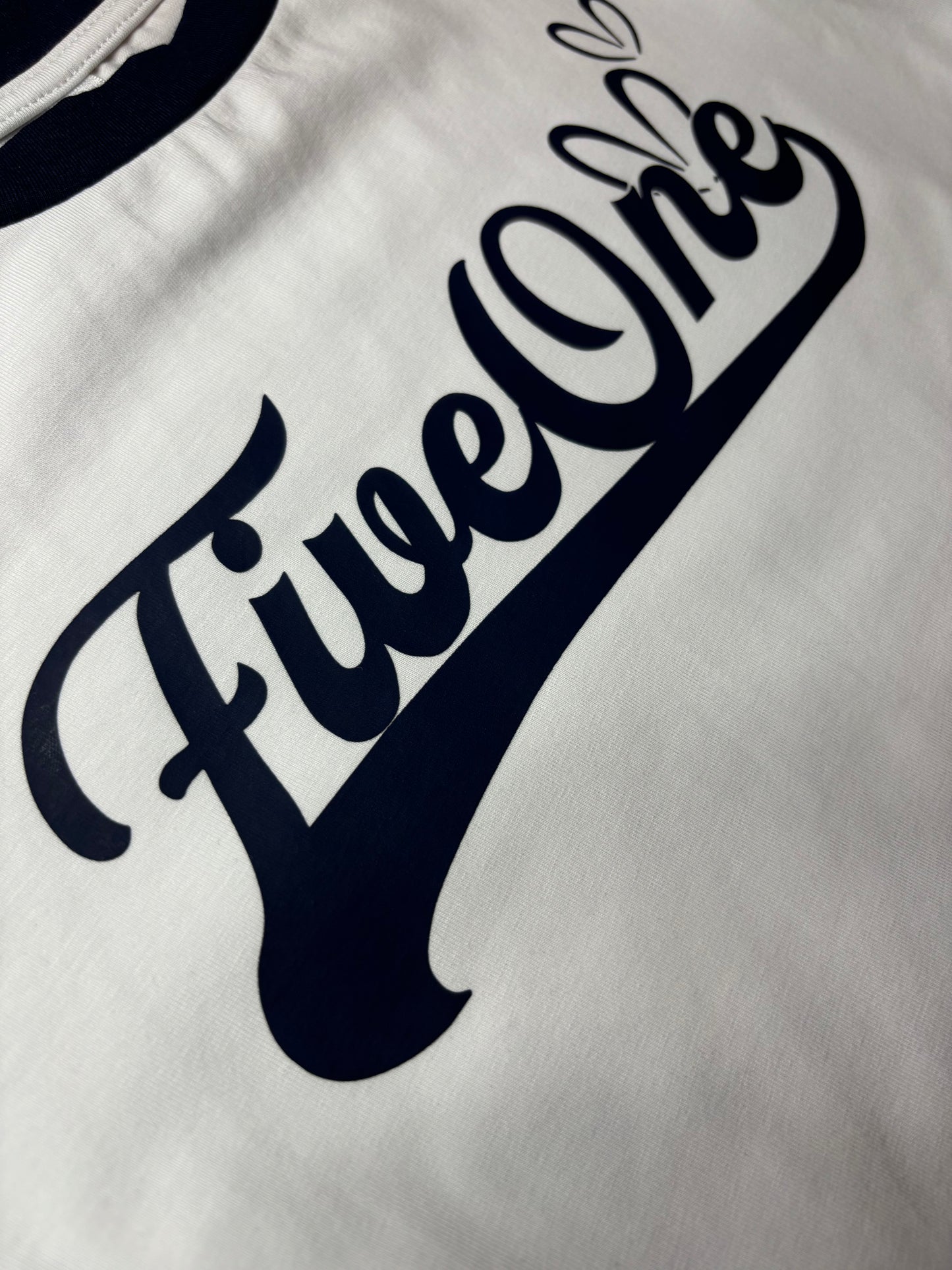 Navy & White Women's Crop Top